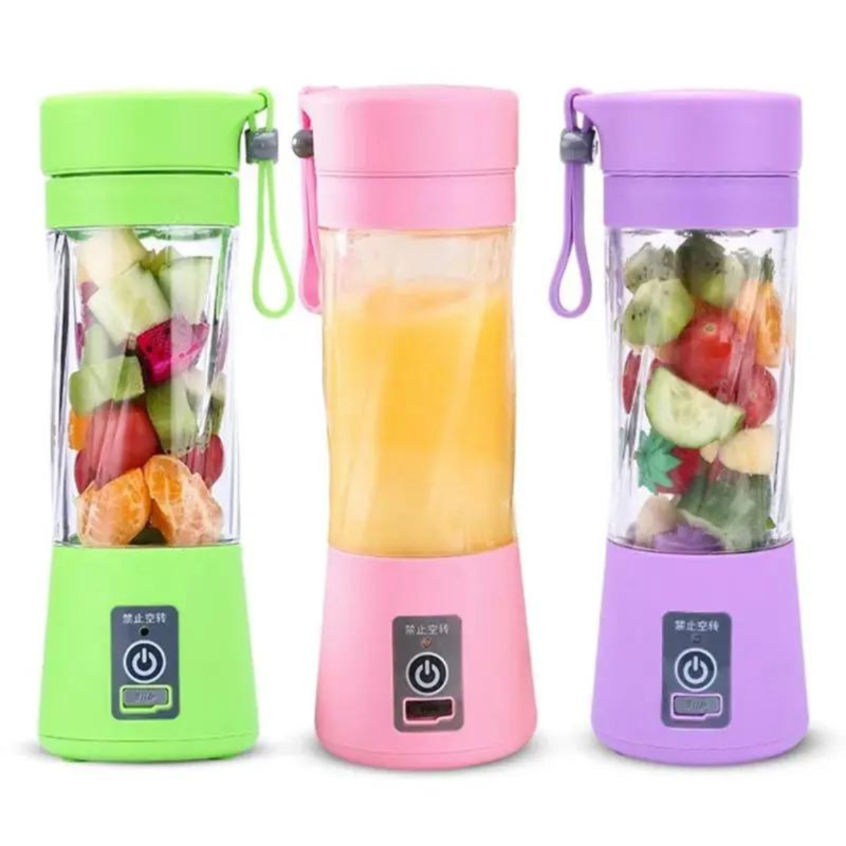 🧃 Licuadora Portátil Recargable – 6 cuchillas de acero inoxidable
